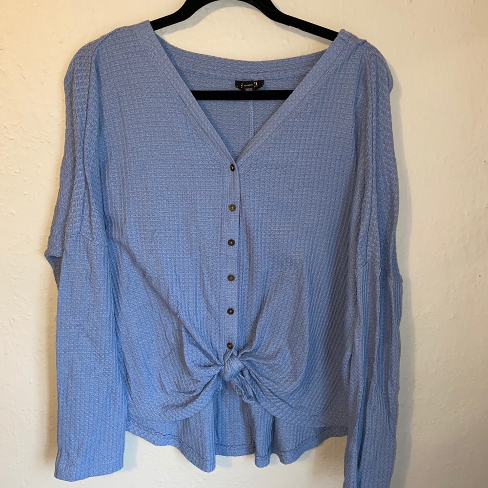 Button down sweater